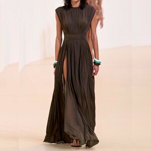 Zimmermann Illuminate gathered stretch-jersey maxi dress
